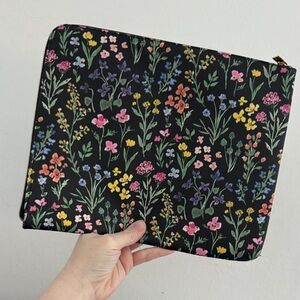 Day Designer Floral Black Zippered Pouch for Tablet/iPad by Kohl’s